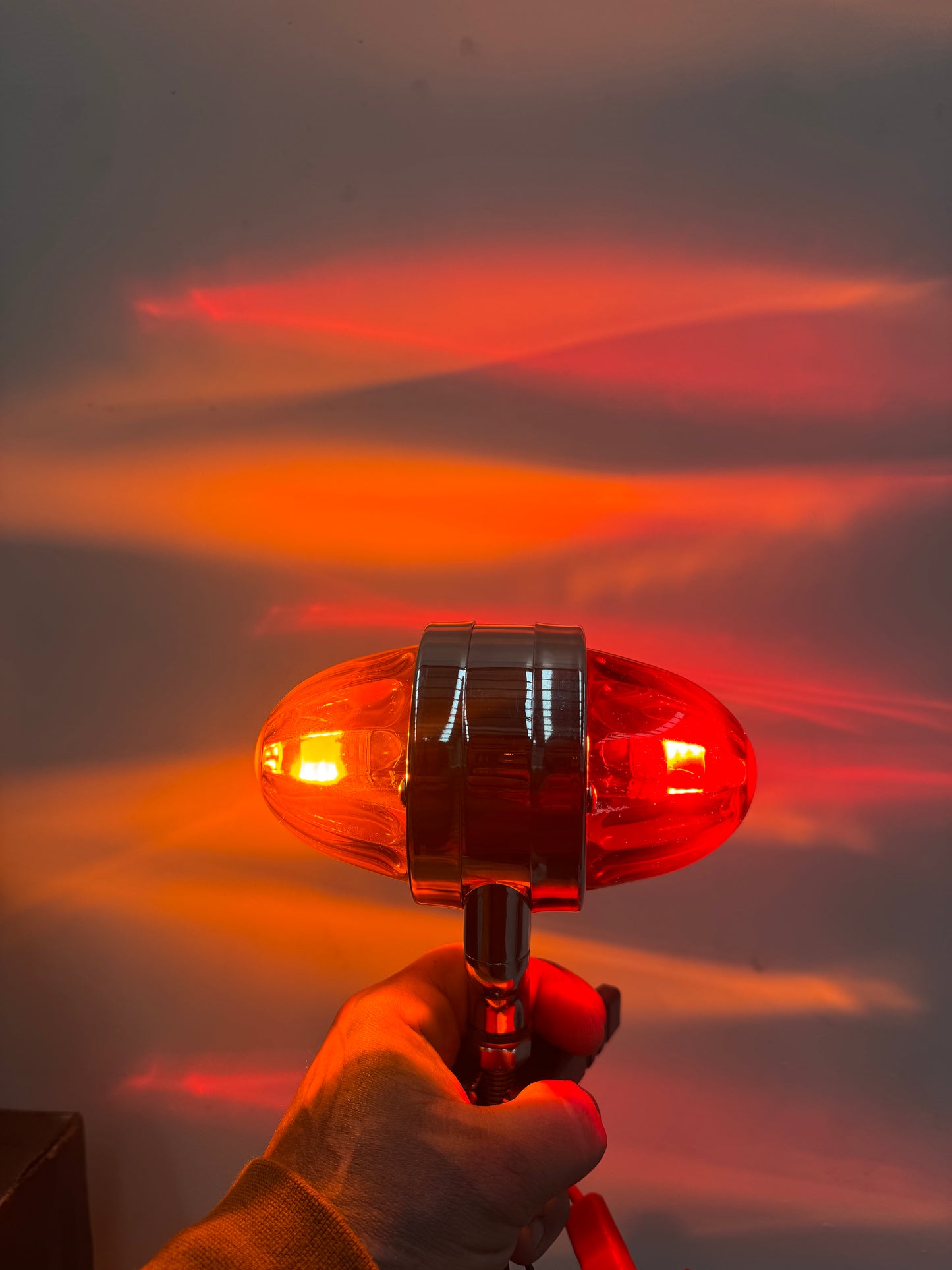 Double Side Watermelon Marker Light – Dual Glass Lens 1156 LED 12V/24V Truck Lamp