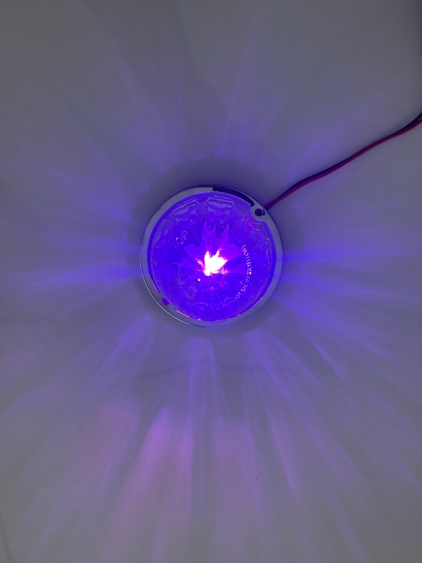 Plastic Dual Colour LED Watermelon Starburst Light –12V/24V Truck Lamp