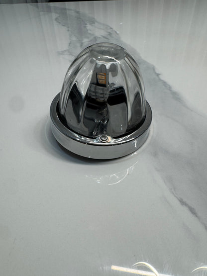 UltraBurst Dual Colour Glass Watermelon Light with 1157 LED Bulb – Amber/Blue 12V/24V Truck Lamp