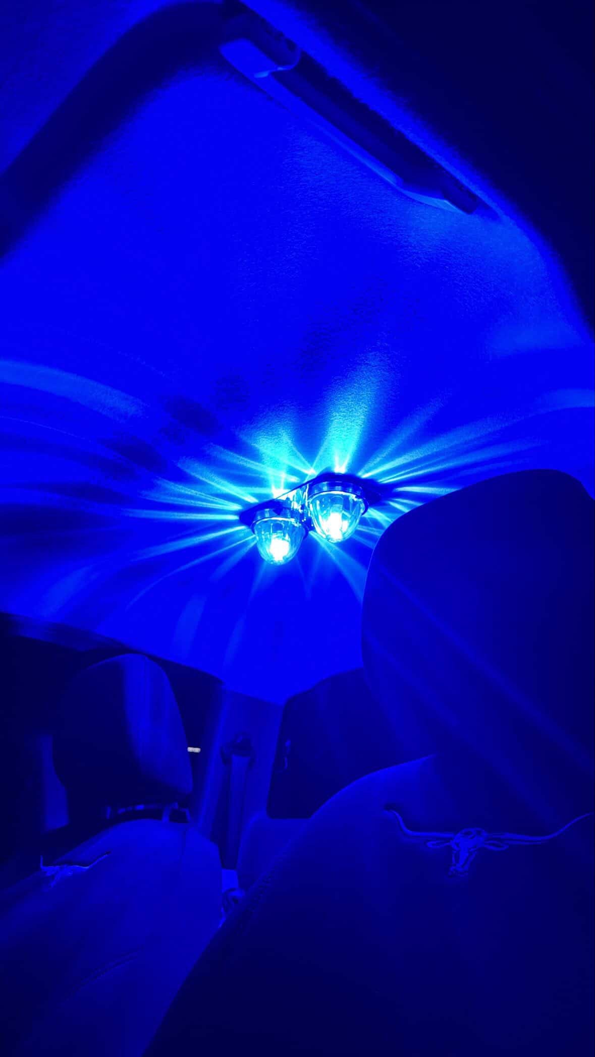 UltraBurst Dual Colour Glass Watermelon Light with 1157 LED Bulb –  12V/24V Truck Lamp