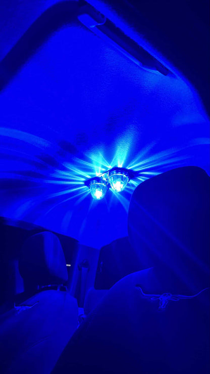 UltraBurst Dual Colour Glass Watermelon Light with 1157 LED Bulb –  12V/24V Truck Lamp
