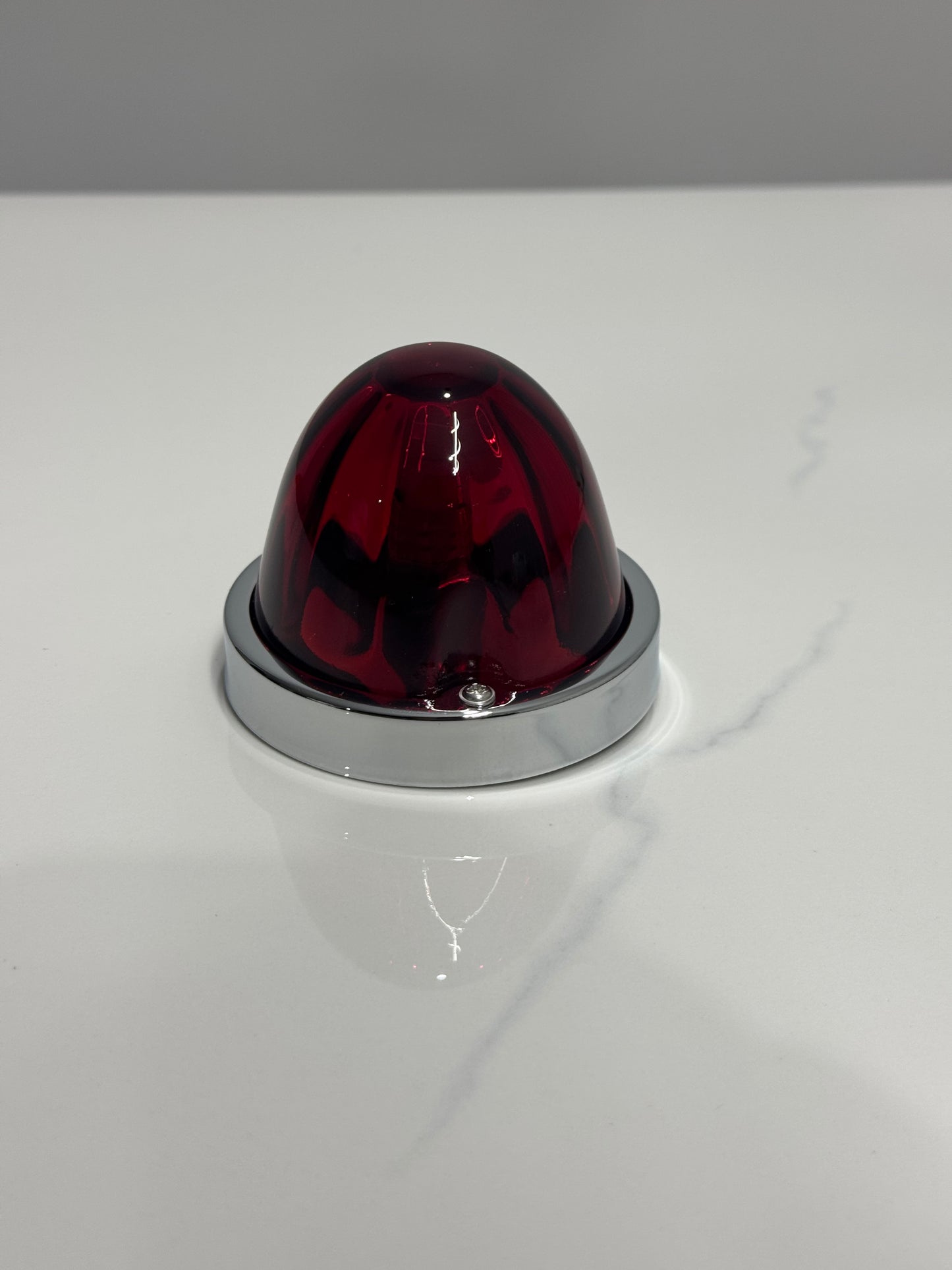 UltraBurst Single Colour Glass Watermelon Light with 1156 LED Bulb – Red/Red 12V/24V Truck Lamp