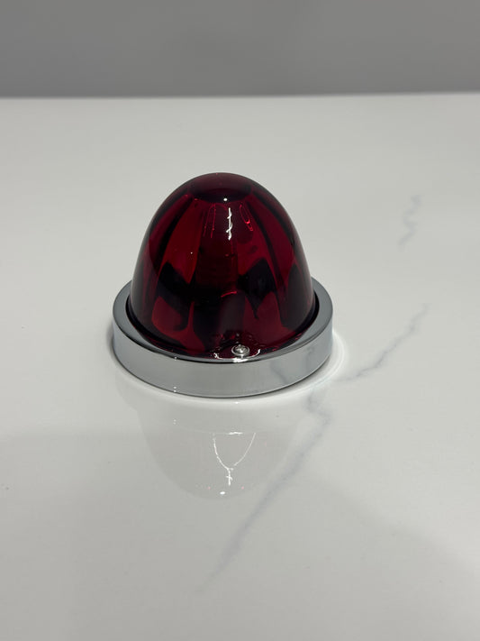 UltraBurst Single Colour Glass Watermelon Light with 1156 LED Bulb – Red/Red 12V/24V Truck Lamp