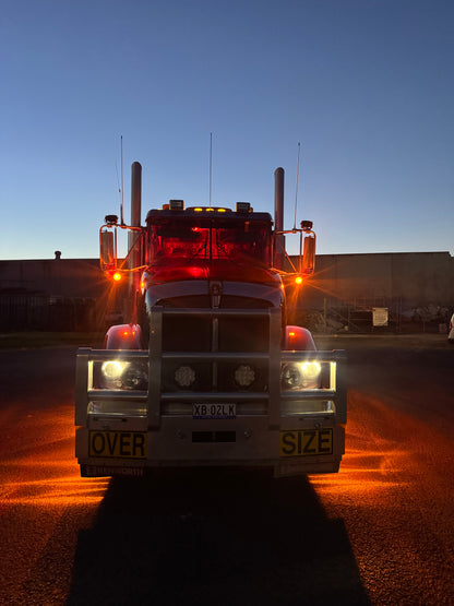 Double Side Watermelon Marker Light – Dual Glass Lens 1156 LED 12V/24V Truck Lamp