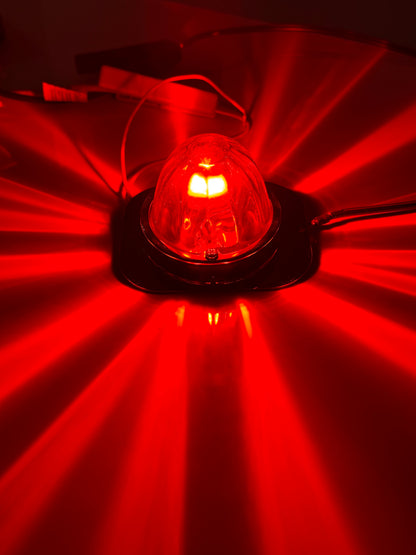 Kenworth Interior Door Lights with Stainless Base