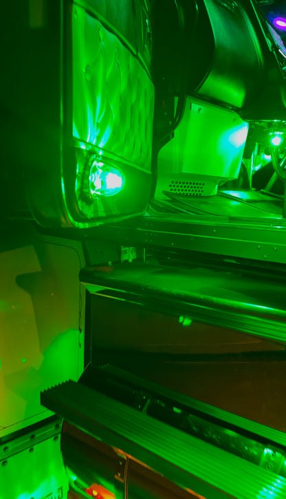 Kenworth Interior Door Lights with Stainless Base