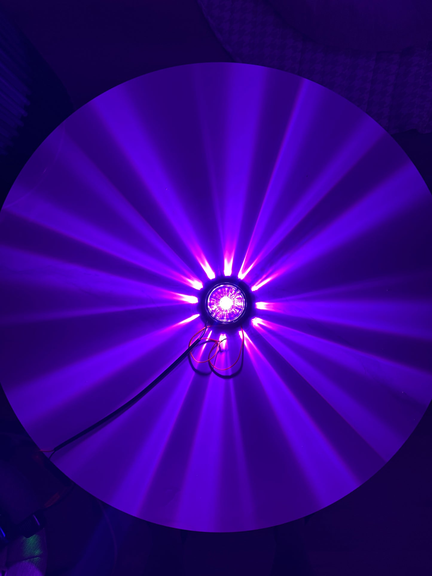 UltraBurst Dual Colour Glass Watermelon Light with 1157 LED Bulb – Amber/Purple 12V/24V Truck Lamp