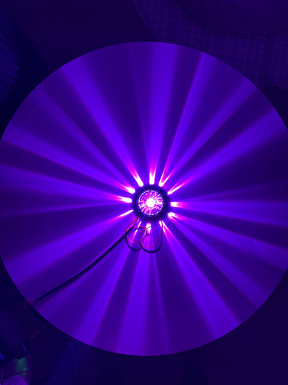 UltraBurst Dual Colour Glass Watermelon Light with 1157 LED Bulb – Amber/Purple 12V/24V Truck Lamp