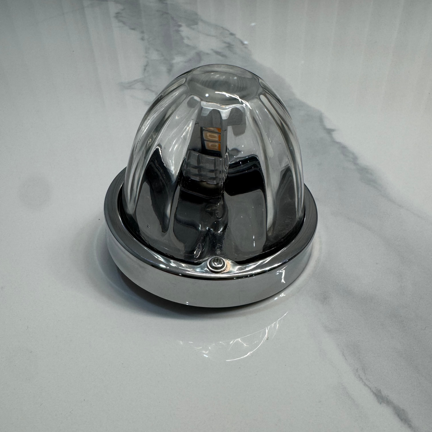 UltraBurst Dual Colour Glass Watermelon Light with 1157 LED Bulb – Amber/Purple 12V/24V Truck Lamp