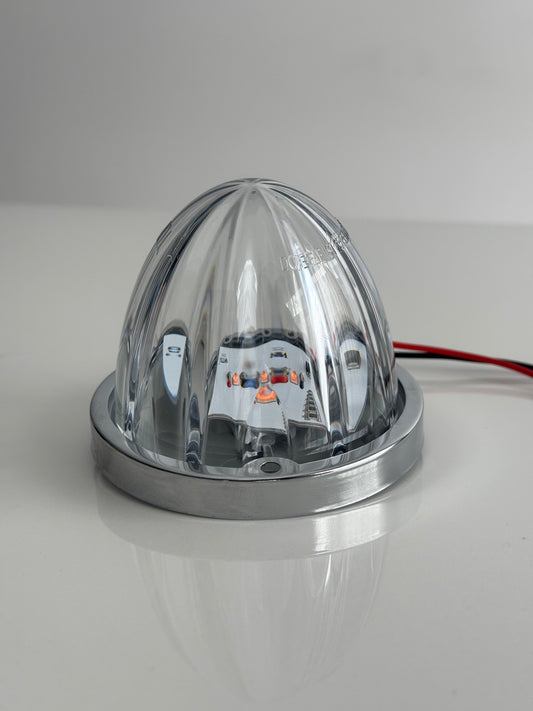 Plastic LED Watermelon Starburst Light – Purple 12V/24V Truck Lamp