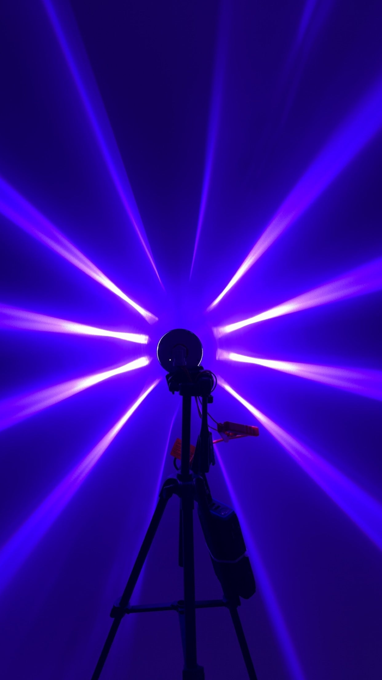 High Voltage Dual Colour Glass Watermelon Light – Red/Purple 12V/24V Truck Lamp with H11 LED